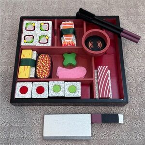 Melissa & Doug Wooden Sushi Slicing Play Set